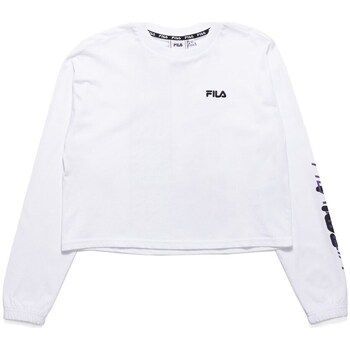 Wmn Calandra Cropped LS Shirt  women's Sweatshirt in White