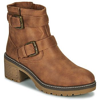 52198  women's Low Ankle Boots in Brown