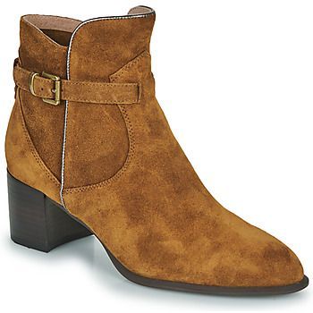 NEPAL  women's Low Ankle Boots in Brown