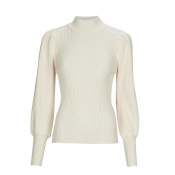 ONLKATIA L/S HIGHNECK PULLOVER KNT  women's Sweater in Beige