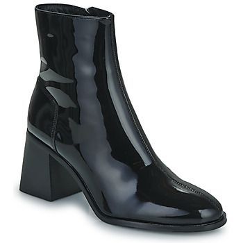 VICTORIA  women's Low Ankle Boots in Black
