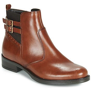 CARLIN  women's Mid Boots in Brown. Sizes available:4,5,6,6.5
