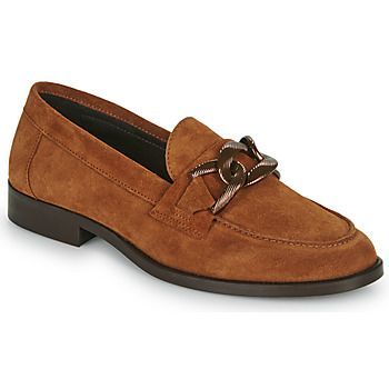 ELVIS  women's Loafers / Casual Shoes in Brown