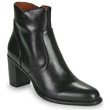 FAUST  women's Low Ankle Boots in Black