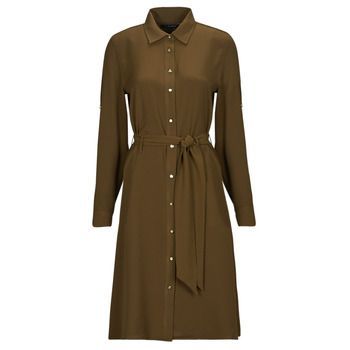 KARALYNN  women's Long Dress in Brown