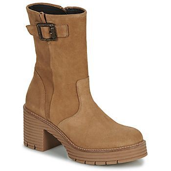 POLA  women's Low Ankle Boots in Brown