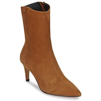 EMMY  women's Low Ankle Boots in Brown