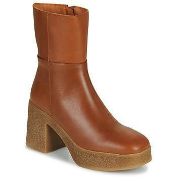 BENJY  women's High Boots in Brown