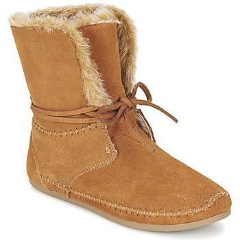 ZAHARA  women's Mid Boots in Brown. Sizes available:3.5