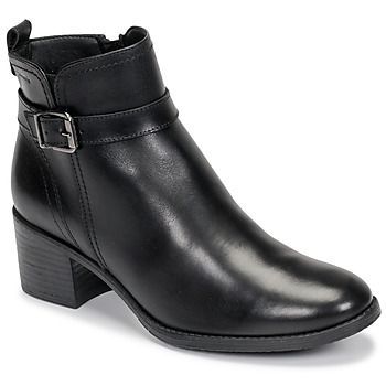 PAULETTA  women's Low Ankle Boots in Black. Sizes available:3.5,4,5,6,6.5,7.5