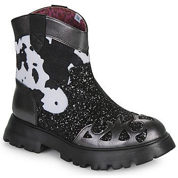 STEP IN STYLE  women's Mid Boots in Black