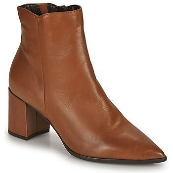 25038  women's Low Ankle Boots in Brown
