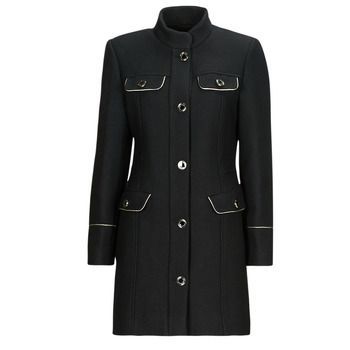 GEDAYE  women's Coat in Black