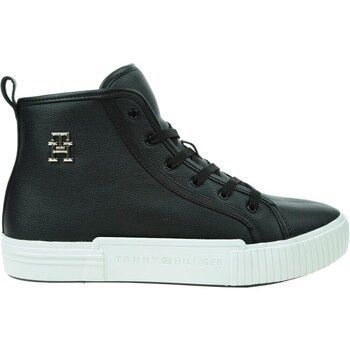 Vulc Leather Sneaker Hi  women's Mid Boots in Black