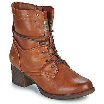 1197508  women's Low Ankle Boots in Brown