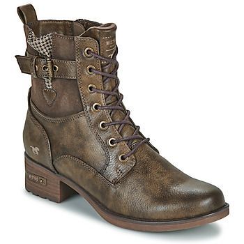 1229521  women's Low Ankle Boots in Brown
