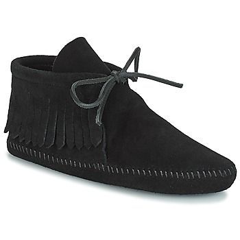 CLASSIC FRINGE  women's Mid Boots in Black. Sizes available:7