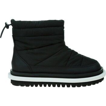 Padded Flat  women's Snow boots in Black