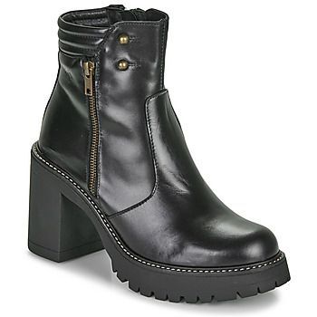 TUNA  women's Low Ankle Boots in Black