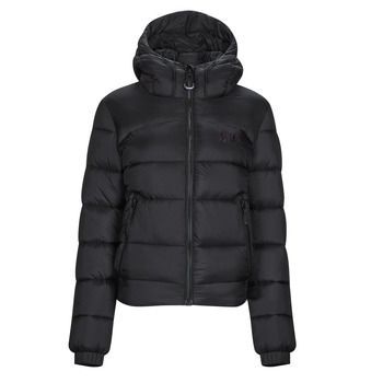 SPORTS PUFFER BOMBER JACKET  women's Jacket in Black