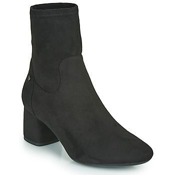 LEYLA 3  women's Low Ankle Boots in Black. Sizes available:3.5,4,5,6,6.5,7.5