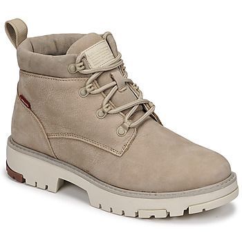 Levis  SOLVI ANKLE  women's Mid Boots in Beige. Sizes available:3,4,5,6,7,8