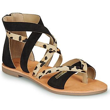 POPS  women's Sandals in Black. Sizes available:3,4,5,7