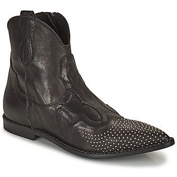 MONTONE NERO  women's Mid Boots in Black. Sizes available:3,4,5,6,7,8
