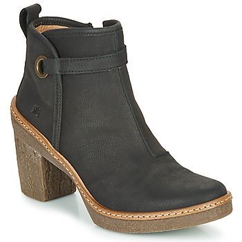 HAYA  women's Low Ankle Boots in Black. Sizes available:3,4,5,6,7,8,9