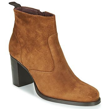 RAYTOWN  women's Low Ankle Boots in Brown. Sizes available:6.5,7.5