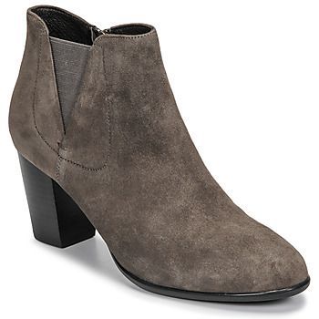 CHRISTEL  women's Low Ankle Boots in Grey. Sizes available:7.5