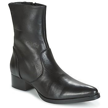 IANO  women's Low Ankle Boots in Black. Sizes available:3.5,4,5,6.5,7,8,3