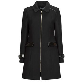 GLOSS  women's Coat in Black