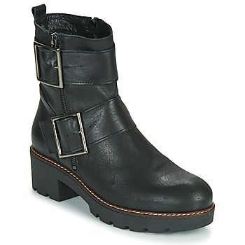 NARGOT  women's Mid Boots in Black. Sizes available:3.5,4,5,6,6.5,7,3