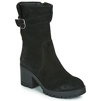 BOUM  women's High Boots in Black. Sizes available:5,5.5,6.5,7.5