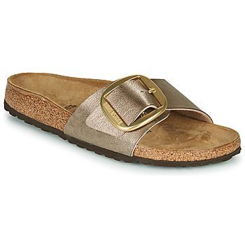 MADRID BIG BUCKLE  women's Mules / Casual Shoes in Gold. Sizes available:3.5,4.5,7,7