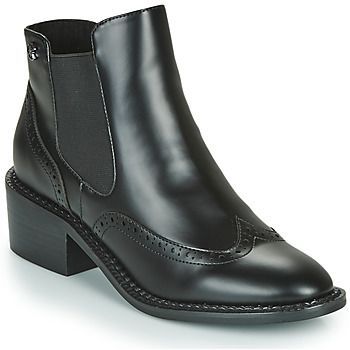 MODESTO  women's Low Ankle Boots in Black. Sizes available:3.5,4,5,6,6.5,7.5