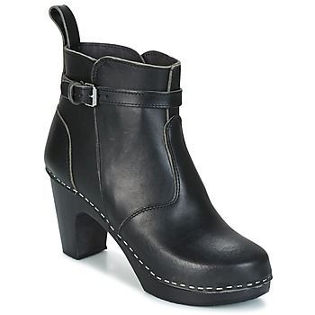 HIGH HEELED JODHPUR  women's Low Ankle Boots in Black. Sizes available:4