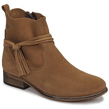 NENESS  women's Mid Boots in Brown. Sizes available:3.5,4,5,6,7