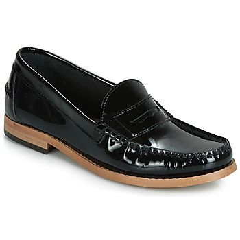 CESAR  women's Loafers / Casual Shoes in Black. Sizes available:3.5,4,7.5