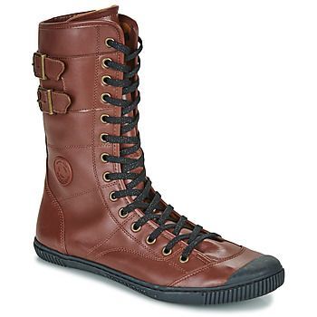 IRATIKO  women's Shoes (High-top Trainers) in Brown