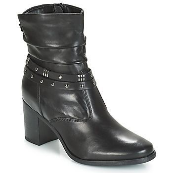 TOCSIN  women's Mid Boots in Black. Sizes available:4,5,6,6.5,7.5