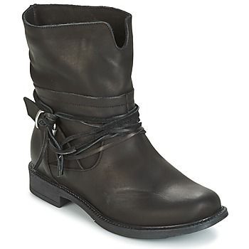 PYOBA  women's Mid Boots in Black. Sizes available:3.5,4,6,6.5,7.5