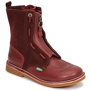 MEETICKROCK  women's Mid Boots in Bordeaux. Sizes available:3,4,5,6,6.5 / 7,8,9
