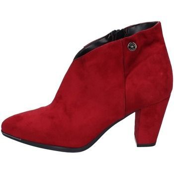 EY156  women's Low Ankle Boots in Red