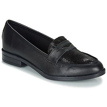EMERAUDE  women's Loafers / Casual Shoes in Black. Sizes available:3.5,4,5