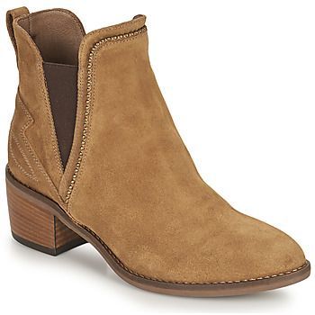 FLAGEOLETO  women's Low Ankle Boots in Brown