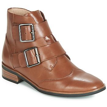 JIRONO  women's Mid Boots in Brown. Sizes available:5,7.5