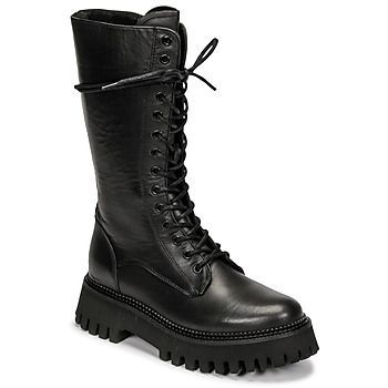 GROOV Y  women's Mid Boots in Black. Sizes available:3,4,5,6,7,8