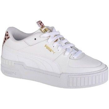 Cali Sport Cheetah  women's Shoes (Trainers) in White